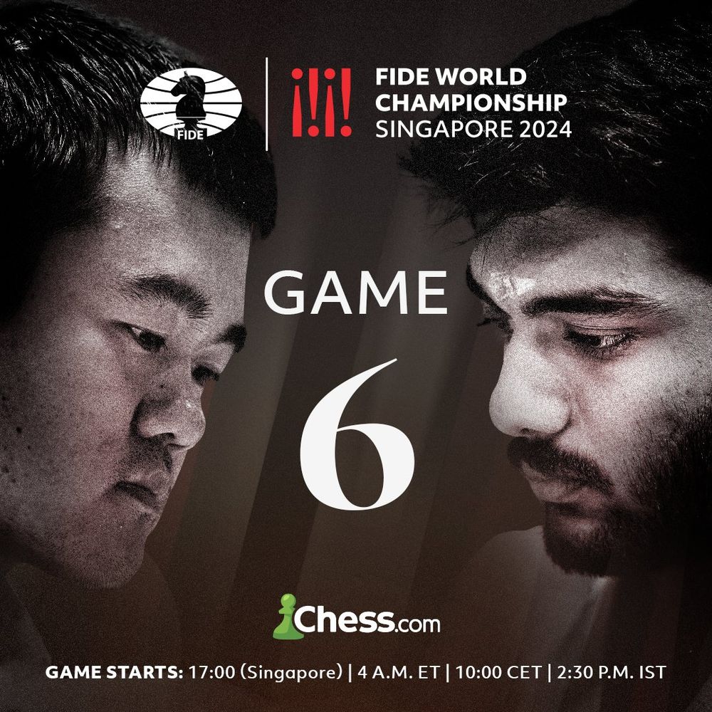 Game 6 Chess 2024 World Championship
