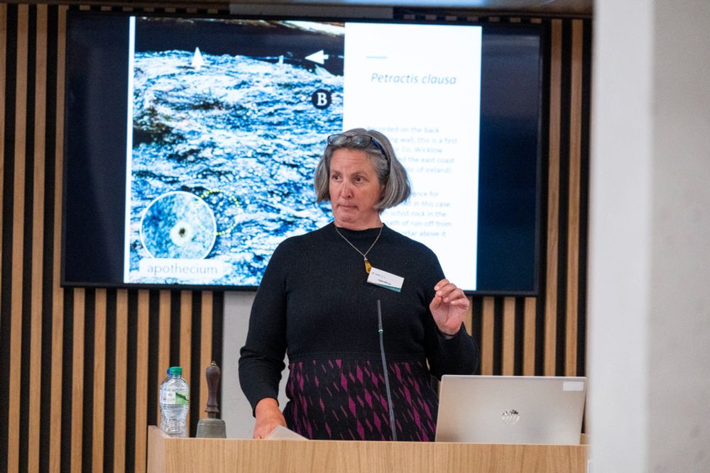 Ecologist Faith Wilson speaking at the Community Monuments Fund Seminar 12 May 2025
Image ©Photographic Archive, National Monuments Service, Government of Ireland.