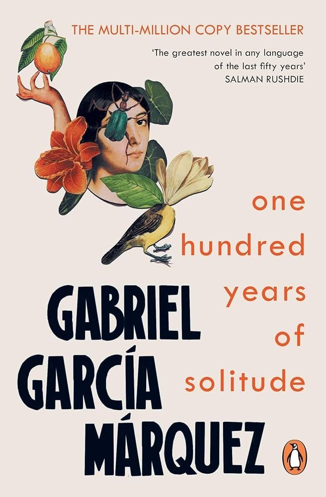 The cover of the book One Hundred Years of Solitude by Gabriel Garcia Marquez 
