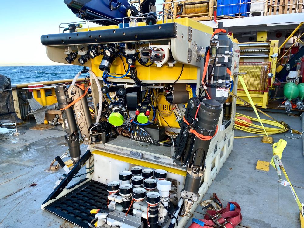 Amundsen Science's ASTRID ROV waiting for its first dive