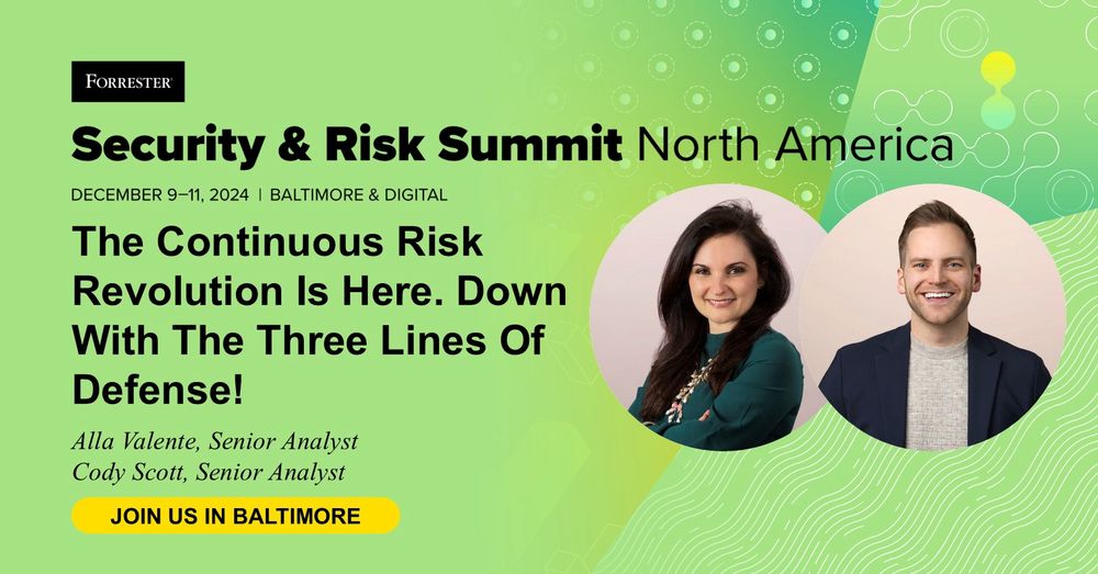 Stop Defending The Three Lines Of Defense https://www.forrester.com/blogs/stop-defending-the-three-lines-of-defense/
