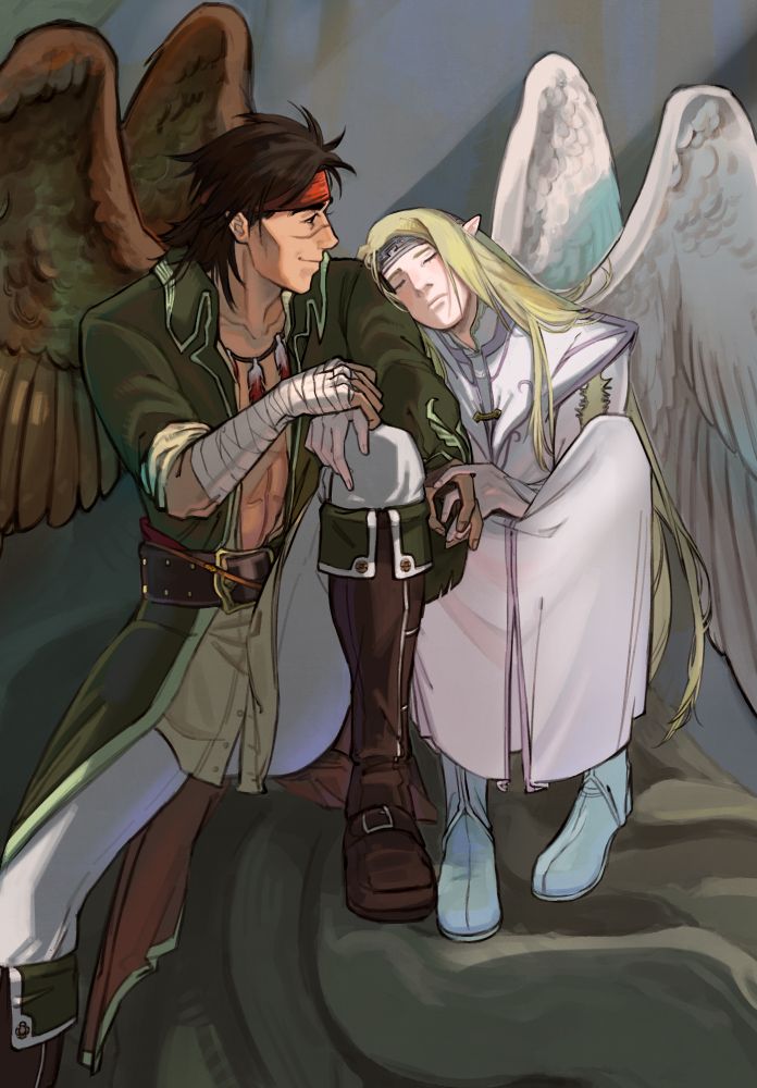 fire emblem commission of reyson and tibarn from fire emblem radiant dawn