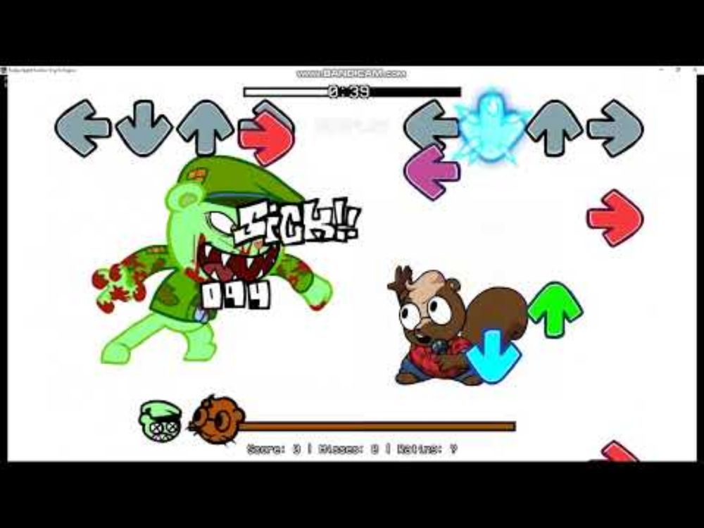 Bad Dev - FNF Happy Tree Funkers Remade Gameplay