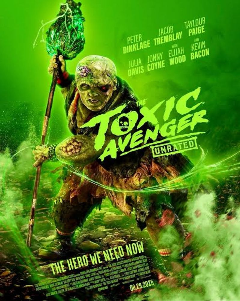 A mutant with a mop, surrounded by green fog and toxic waste

Tagline "The hero we need now"