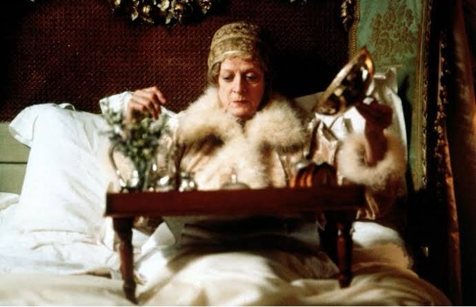 Dame Maggie Smith in Gosford Park.