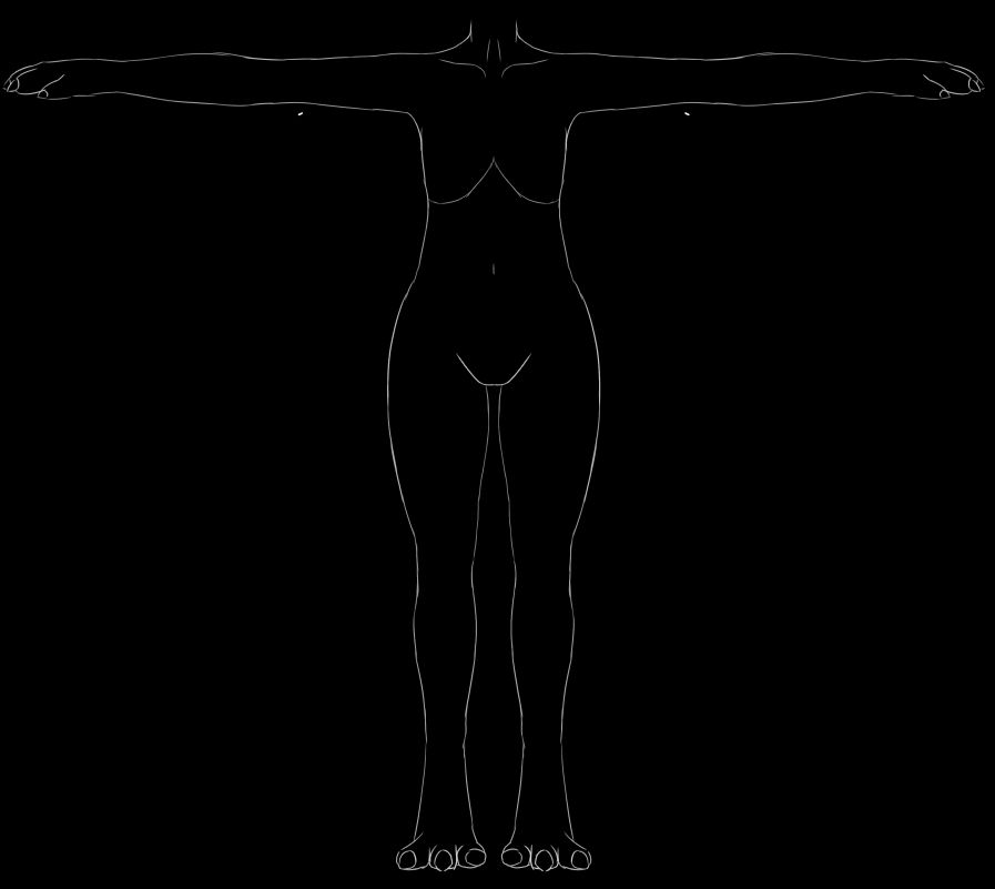 Base contour traced from the sculpt I made from the original drawing that Im not quite enjoying