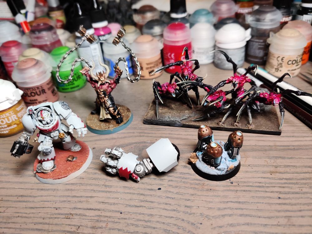 Collective photo of all things finished today