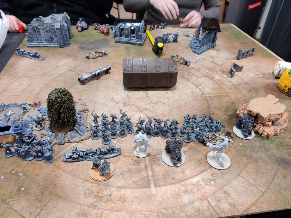 Firefight - Plague deployed, enemy deploying