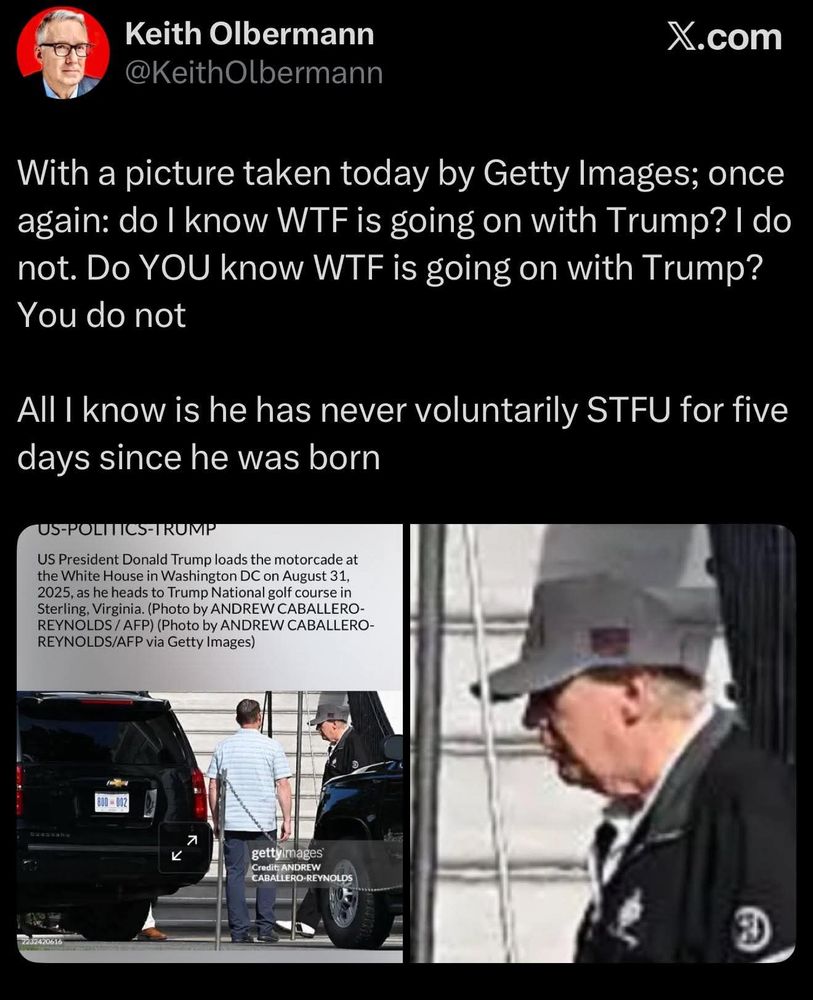 Photos of Donald Trump after 5 days of silence. 