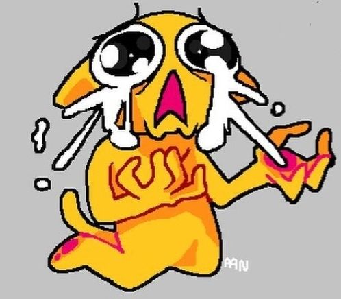 Crying cat thing by @/usedsoil on instagram