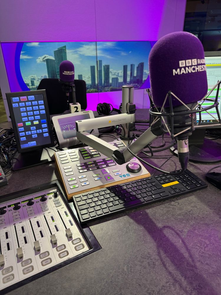 Radio Manchester studio 