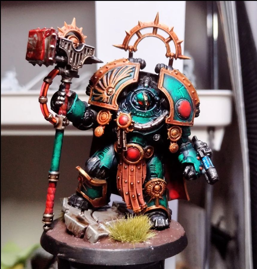 Warhammer Horus Heresy Saturnine guy all painted up