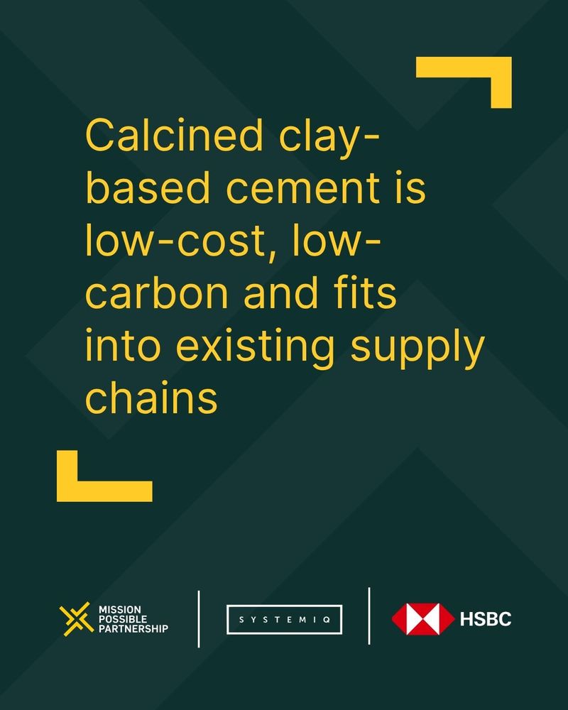 Calcined clay-based cement is low-cost, low-carbon and fits into existing supply chains