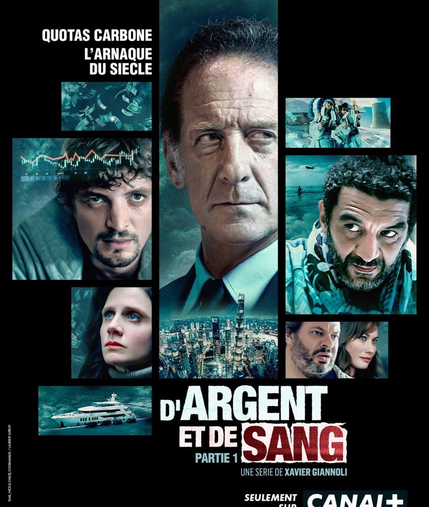 Affiche de la série « D’argent et de sang » 