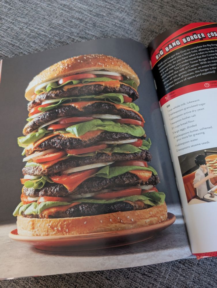 Massive burger in the Persona Cookbook