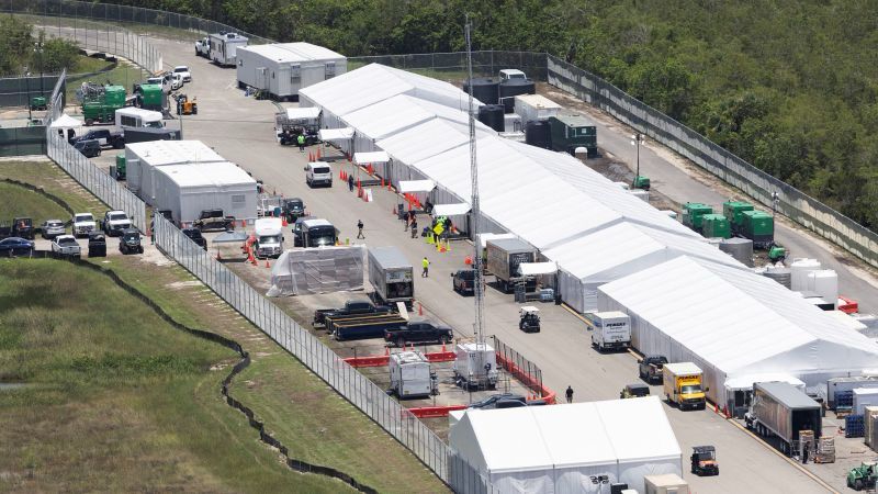 A federal judge has ordered the remote detention camp in the Florida Everglades known as “Alligator Alcatraz” to no longer take additional detainees and remove additional infrastructure added to the s...