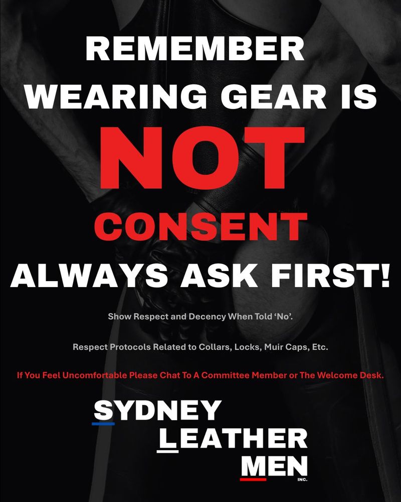 Wearing Gear is not consent, always ask first. 