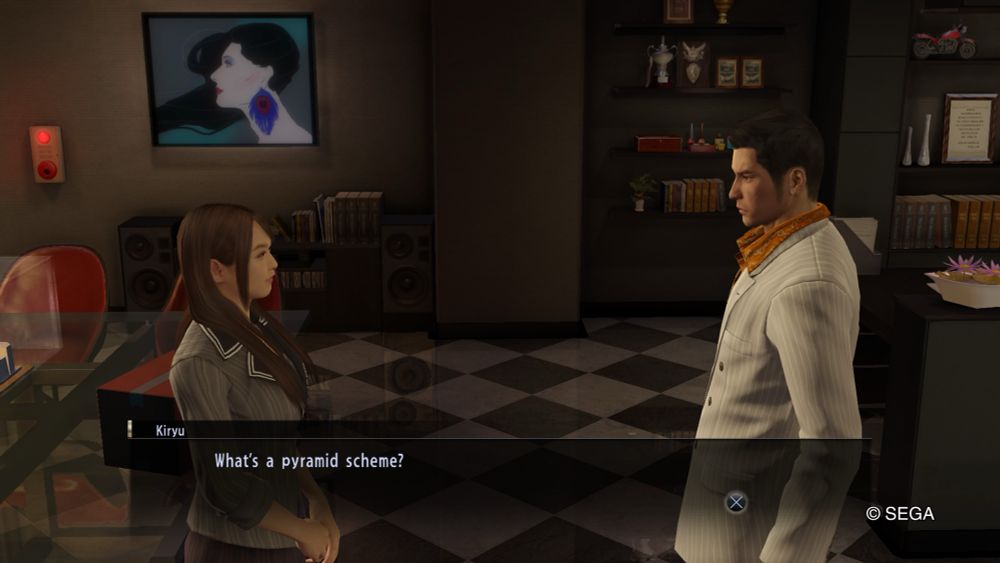 Kiryu
What's a pyramid scheme?