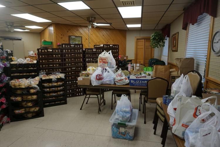 Dropped off food to food pantry drive for people losing SNAP benefits. 