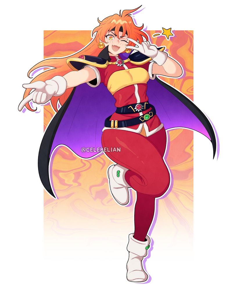 Lina Inverse from Slayers.