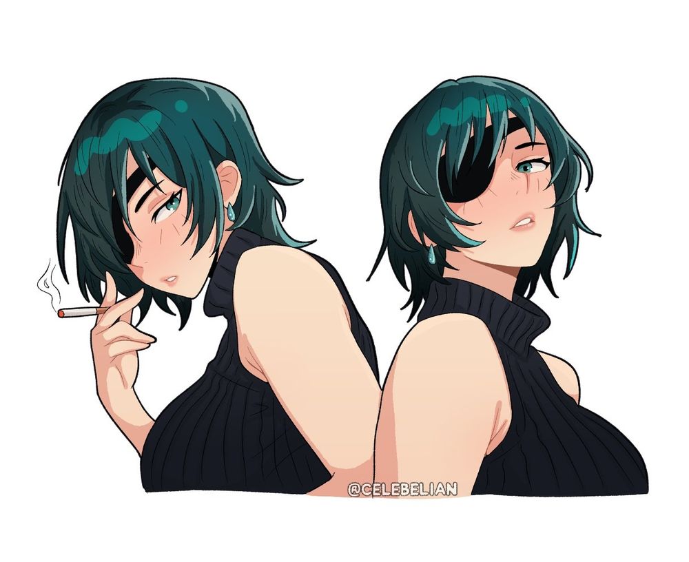 A couple busts of Himeno