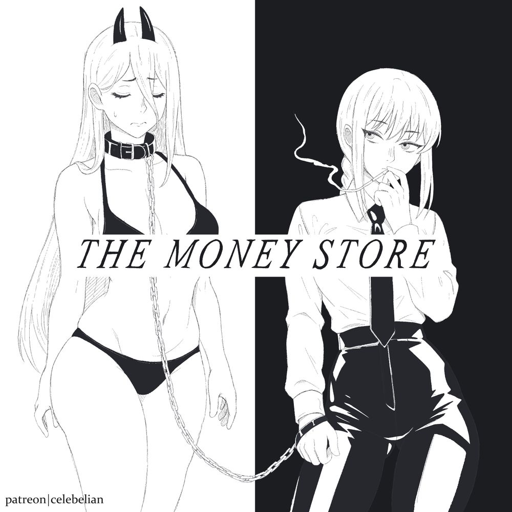 Parody of Death Grips' album The Money Store using Chainsaw Man characters Power and Makima