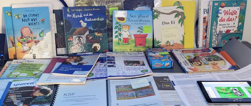 Bilderbücher, Sachbücher, Fachliteratur, Handreichungen, Apps und digitale Ideen