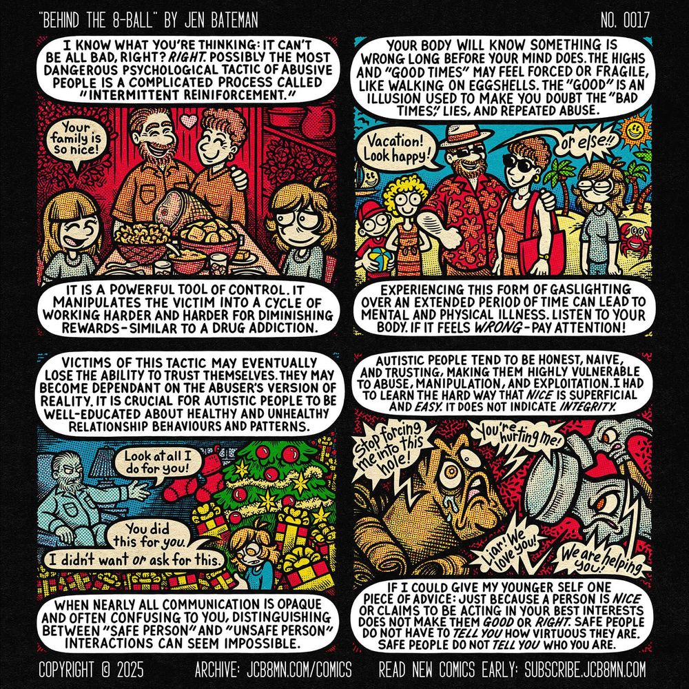Behind the 8-Ball No. 0017: Intermittent Reinforcement by Jen Bateman (Comic Page)