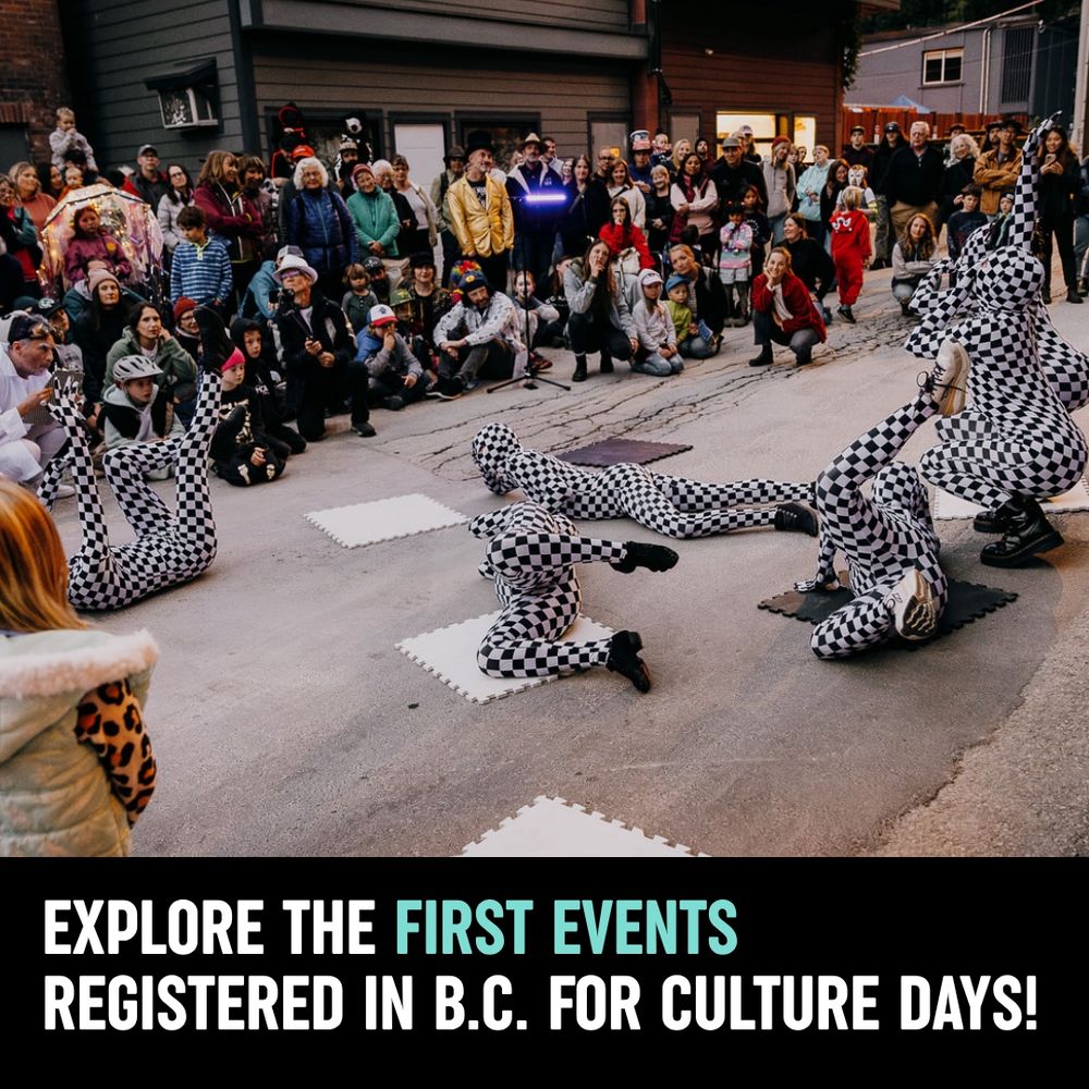 Circus, performance artists performing to a crowd on a busy street. Luna Arts Festival. Photo of Murmur Collective by Christine Love-Hewitt.
