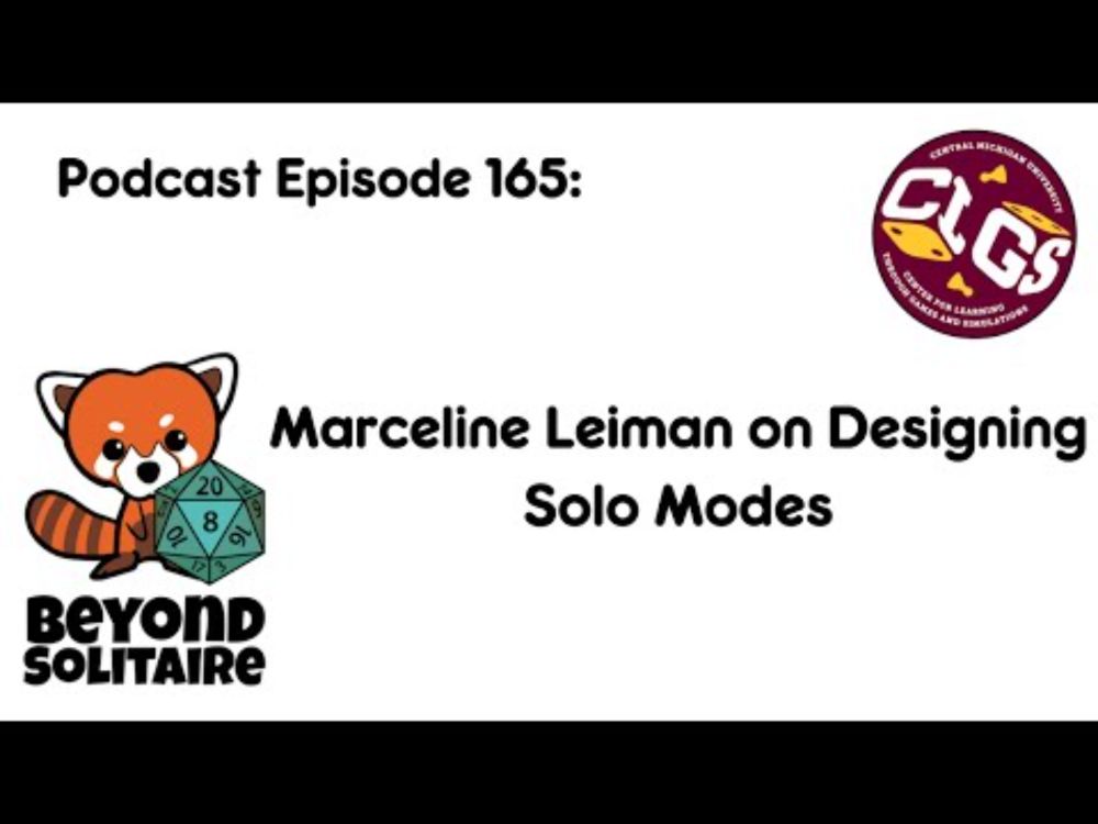 Beyond Solitaire Podcast 165: Marceline Leiman on Designing Solo Modes