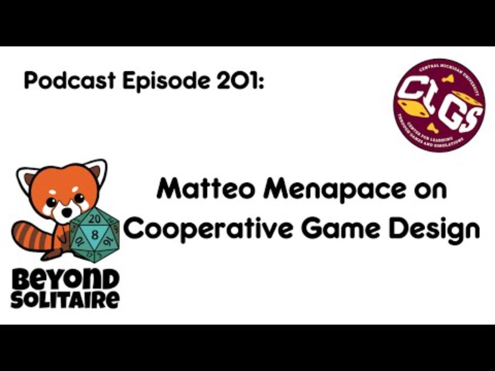 Beyond Solitaire Podcast 201: Matteo Menapace on Cooperative Game Design