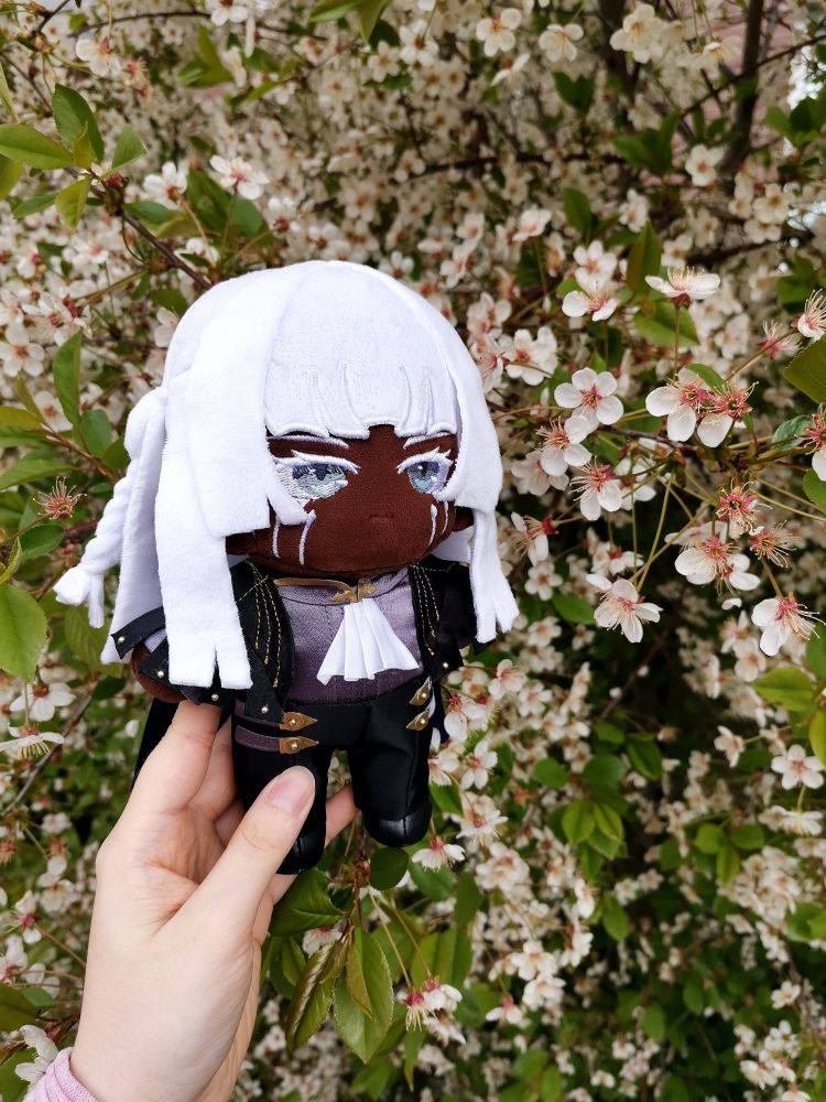 handmade Brigitta plushie from Metaphor refantazio 