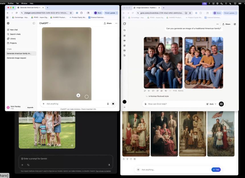 screenshot of grok, meta, chatgpt, and i forget the fourth