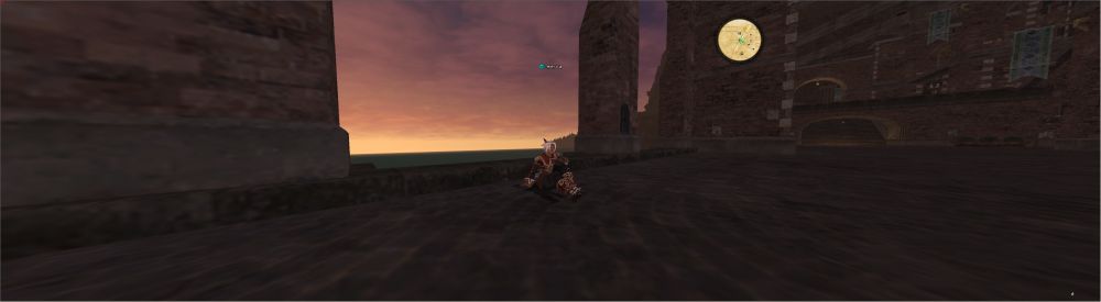 Sunset in Lower Jueno with a sunset of the ocean.