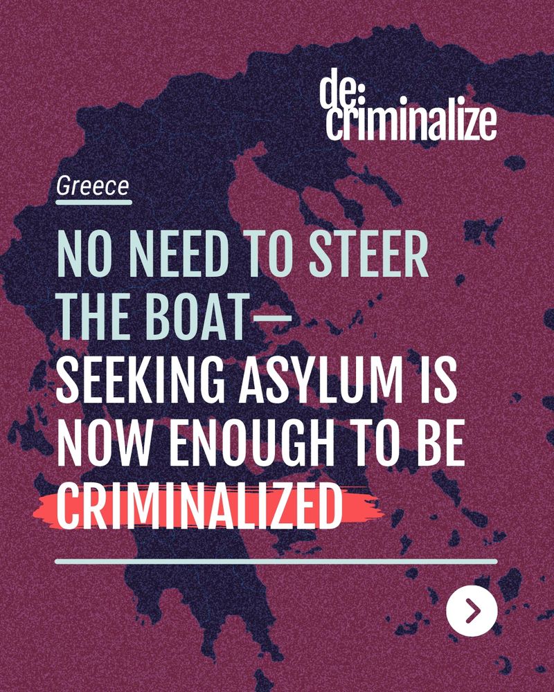 Greece: no need to steer the boat - seeking asylum is now enough to be criminalized