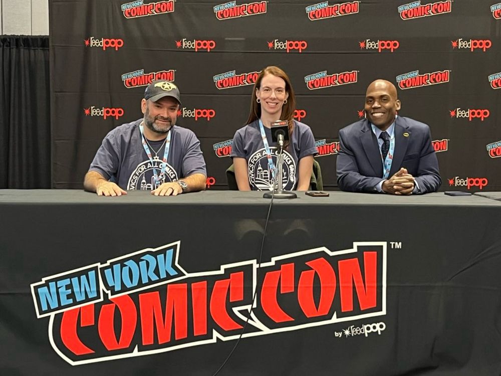 Comics for All Civics Group at New York Comic Con 2024.
