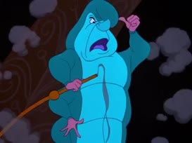 Scene from Alice in Wonderland (1950) where the caterpillar says exactly that.