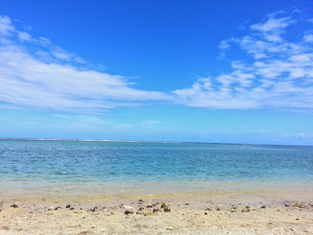 Un pseudo lagon à La Réunion, en 2014