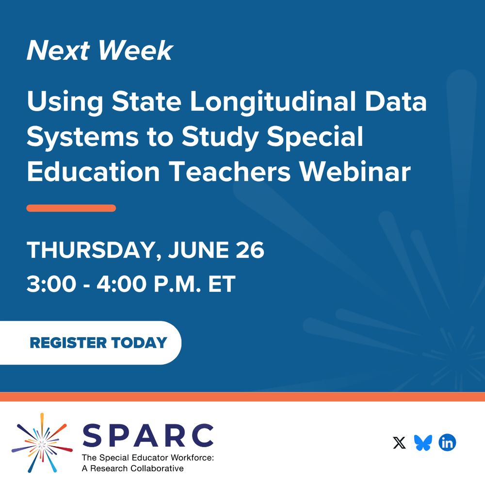 Using State Longitudinal Data Systems to Study Special Education Teachers