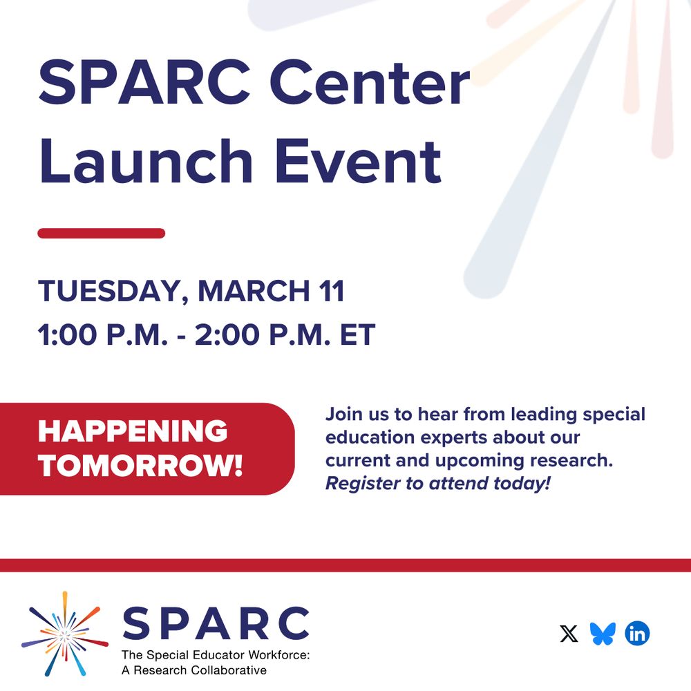 Reminder the SPARC Center Launch event is happening on March 11, 2025. 