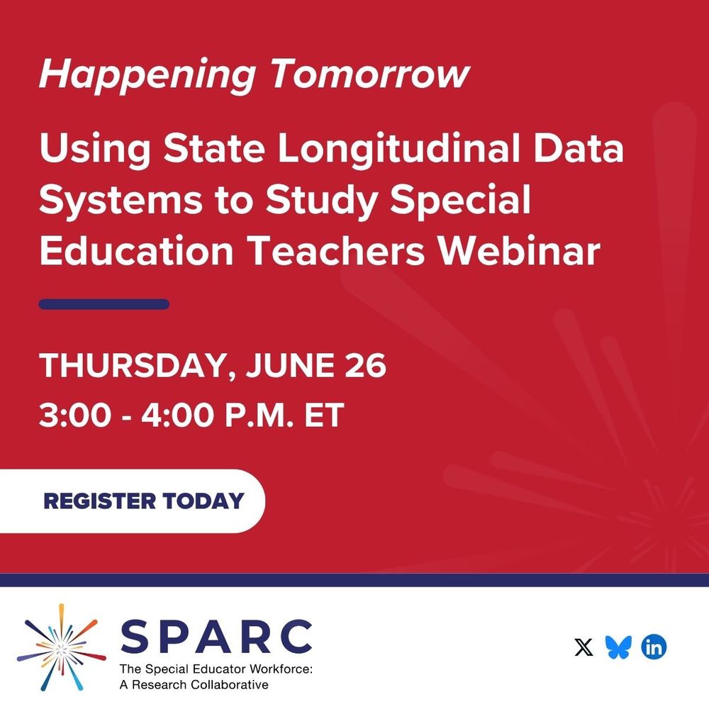 Using State Longitudinal Data Systems to Study Special Education Teachers