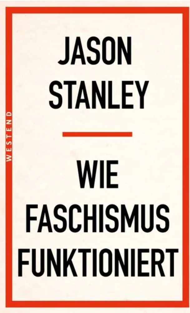 Der Frontdeckel des Buchs von Jason Stanley, Wie Faschismus funktioniert.
