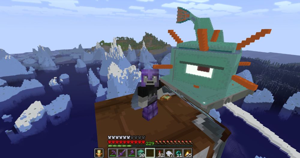Giant guardian statue!