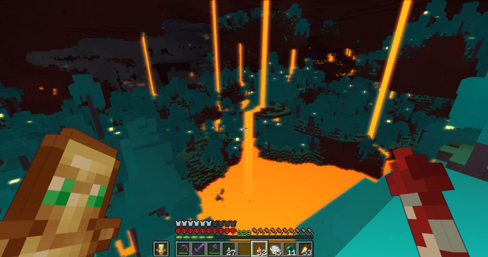 The nether might be a little moody, and might change, but can still see everything well enough