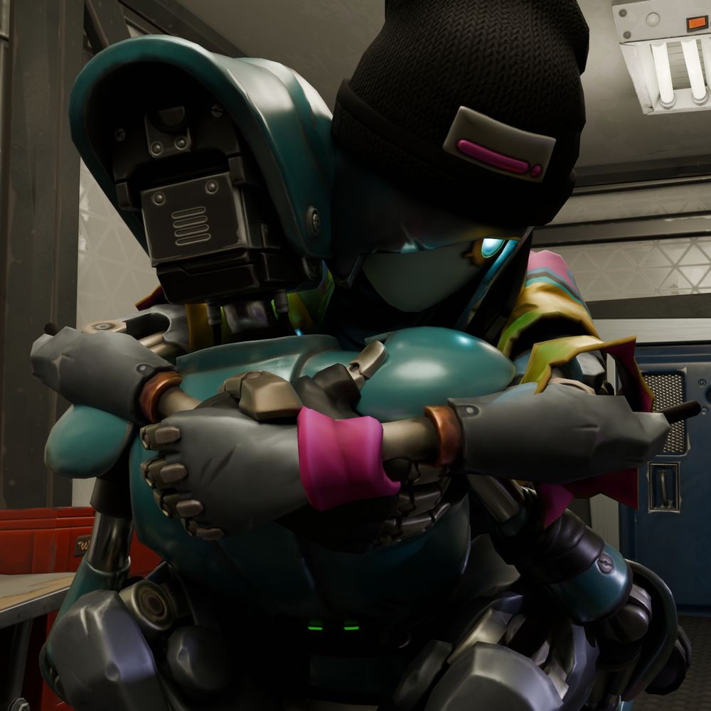 Rebel fortnite embracing ray fortnite. yay robot yuri