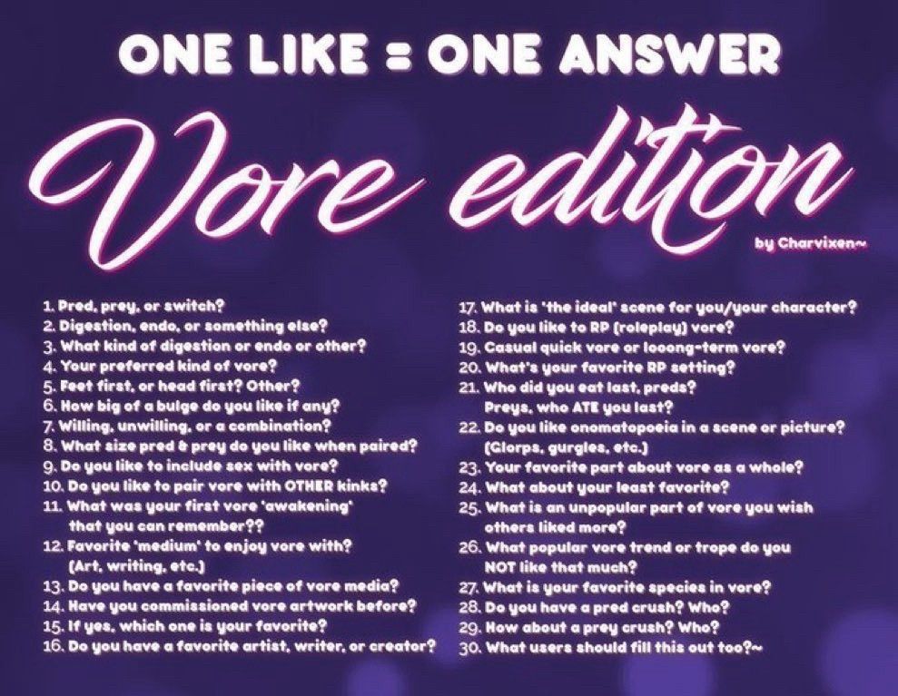 One like = one answer 