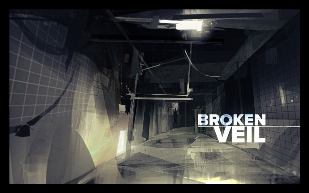 Digital painting, fan art for spooky podcast ‘Broken Veil’