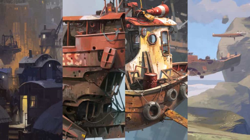 MILESHIPS - A Narrative Art Book by Ian McQue.