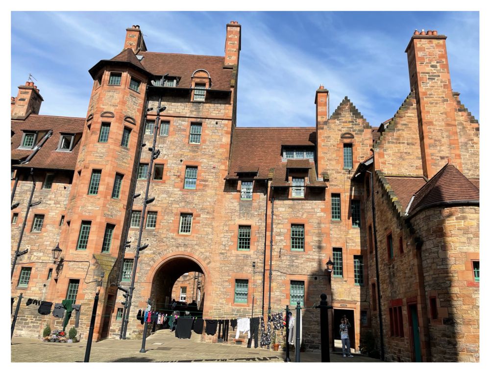 Well Court in Dean Village, Edinburgh 