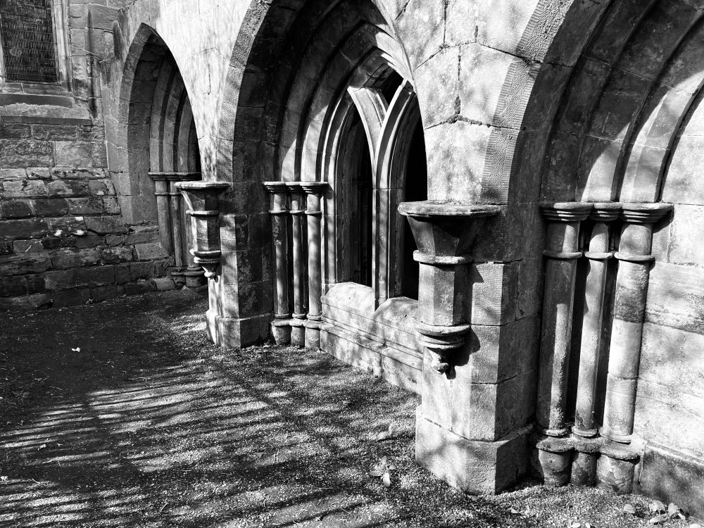 Part of the ruined monastery at Culross Abbey